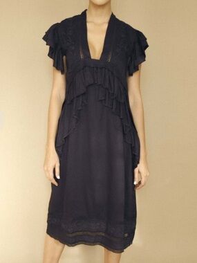 Maria Stanley The Kelsey Dress Black Size Small